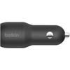 BELKIN - chargeur voiture - Dual USB-A Car Charger