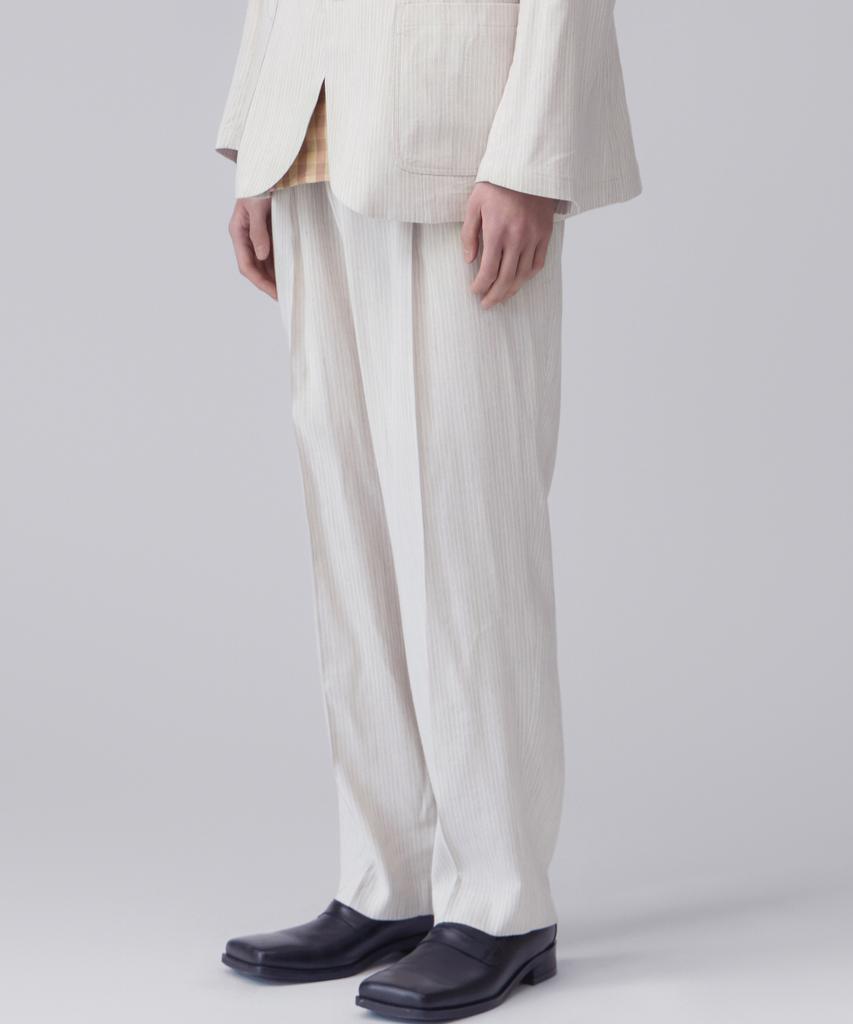 Honguseong Relaxed Form Trousers_Off White