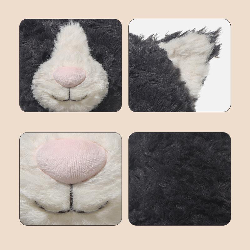 Kitten Plush Toy - Ultra-Soft Stuffed Animal, Sleep Aid Pillow & Birthday Gift for Kids