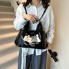 Fashion Casual Shoulder Bag 2025 Summer New Commuter Backpack Korean Version Ins Small Fresh and Cute Tote Bag