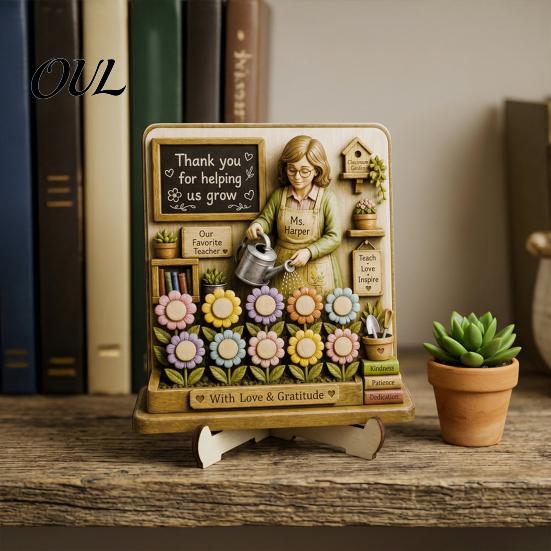 Fine Craftsmanship Decorative Items Wooden Reading Desktop Ornaments for Home Office Decor, Minimalist Figurine, Fashionable Small Creative Art Craft