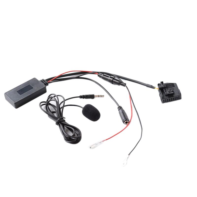 H5-Car Wireless Bluetooth Audio Adapter Handsfree MIC AUX Cable MFD2 RNS2 For 18Pin For Touareg Golf
