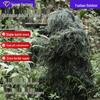 Multi-Scene Camouflage Ghillie Suit for Outdoor Birdwatching and Field Training