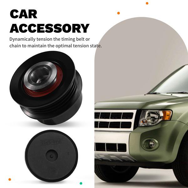 Black Metal Drive Belt for Ford Escape Fusion