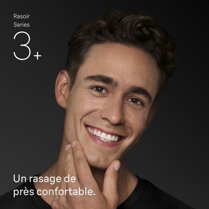 Tête de rasoir BRAUN Series 3+ - 2 grilles - Peigne MicroComb - 100 % fabriqué en Allemagne