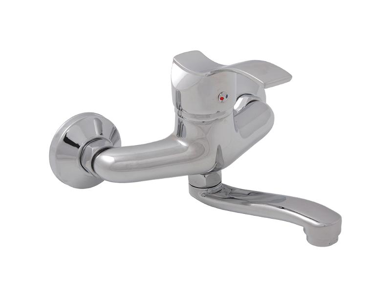 Bateria Umywalkowa Ścienna Argo Chrom