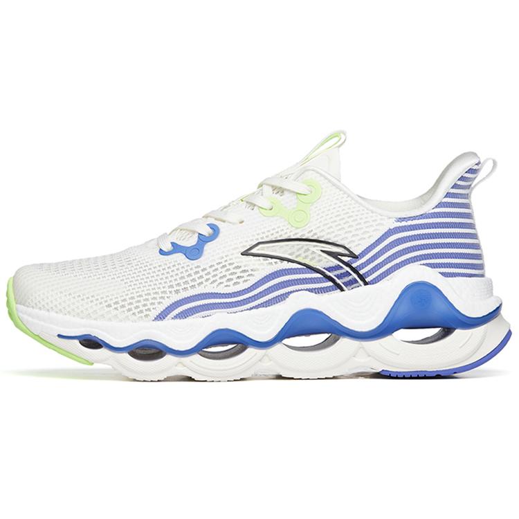 New Anta Martian Foam Lightweight And Wear Resistant Low Top Running Shoes Men's White Purple 112225582-2