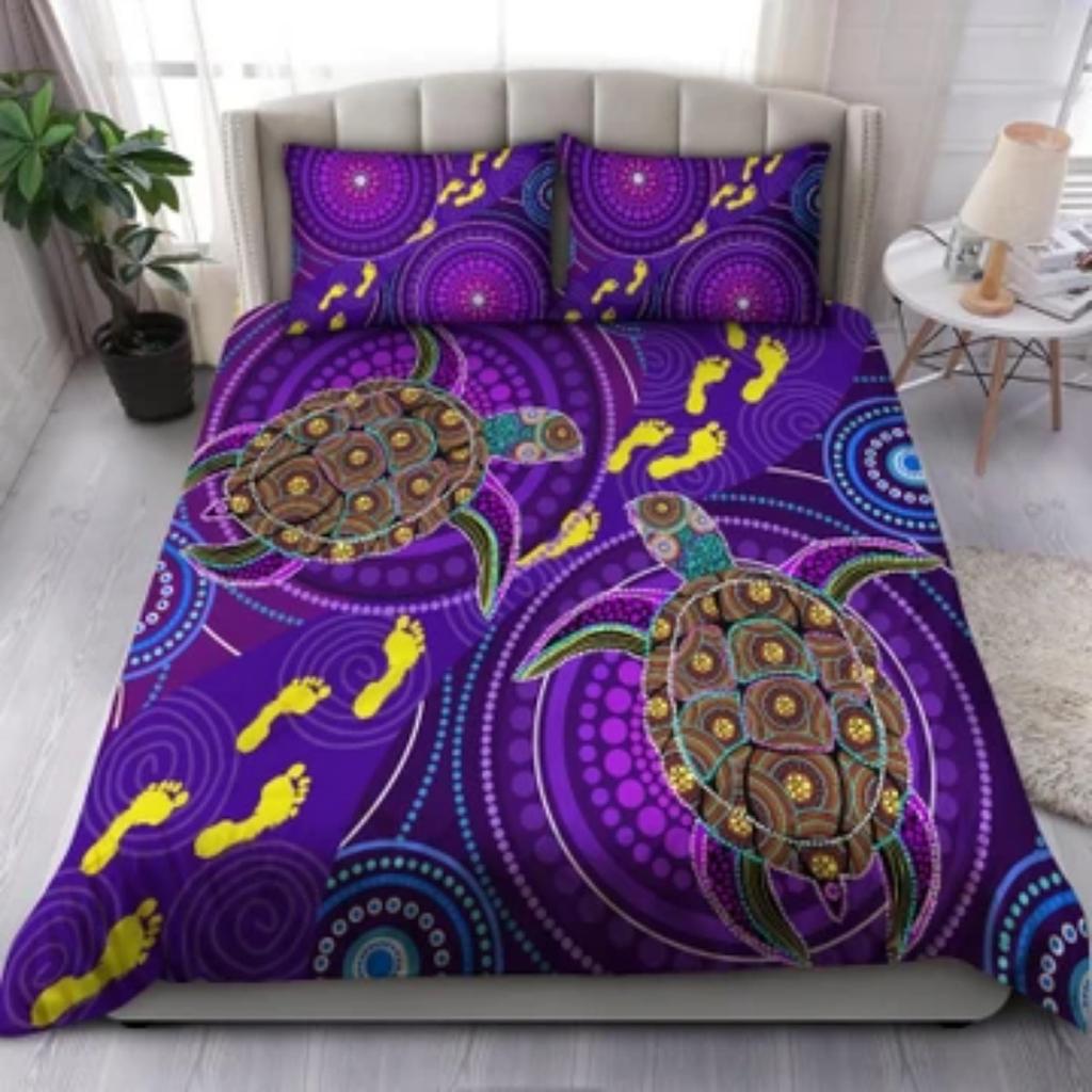 Duvet Cover Set Aboriginal Heal The Country Naidoc 2021 3D Design Bedding Cover Pillowcase