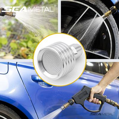 High Pressure Water Gun Interface Washing Nozzle Stainless Steel Shower Blades 1/4 Quick Plug Washer Cars Garden Tools