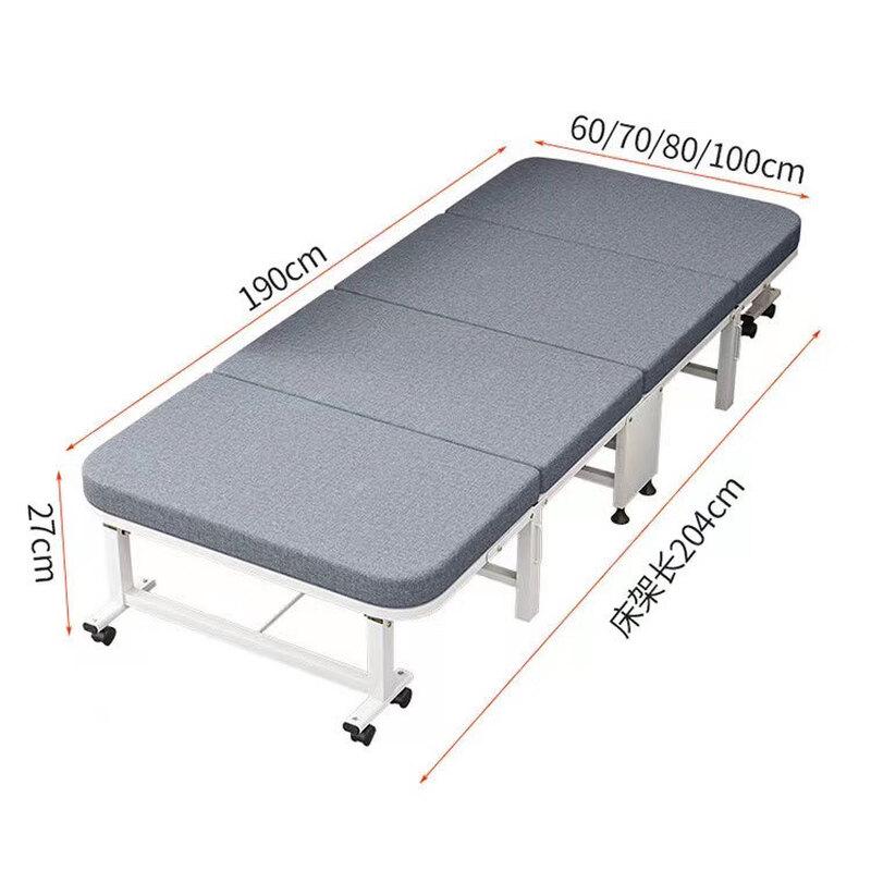 OEING Single Four-Fold Portable Folding Bed