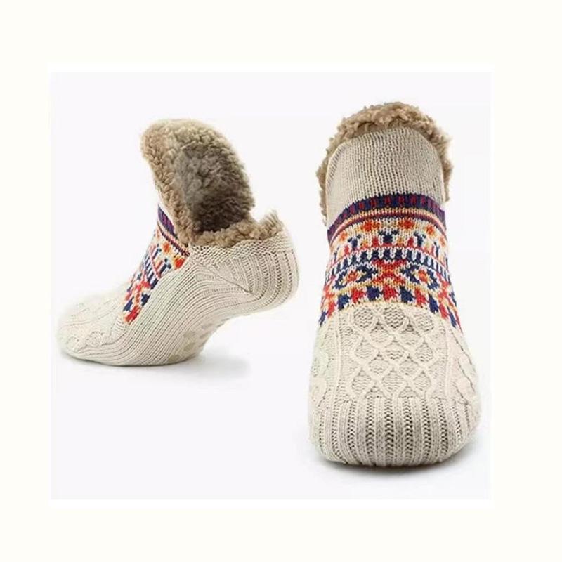 Herbst und Winter Bodensocken Home Warm Damen Herren Socken Schneesocken Schlafteppichsocken Hausschuhe Socken Herren Rutschfeste Yogasocken