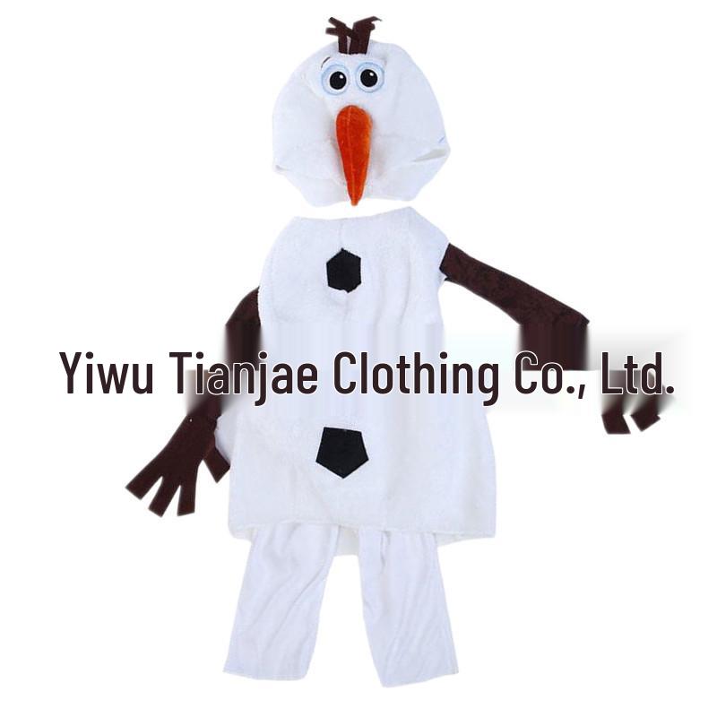 Детский костюм Олафа снеговика для рождественского выступления Extra Small