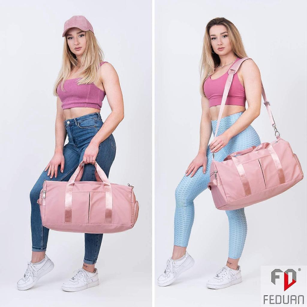Original Sports Bag Women Men Waterproof with Shoe Compartment Wet Compartment and Shoulder Strap Travel Bag Swimming Pool High Quality Fitness Gym Ha