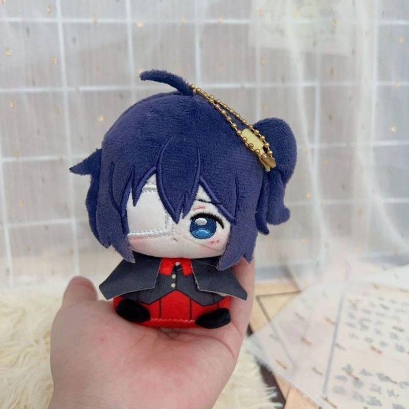 10cm Anime Takanashi Rikka Plüschtier Stoffpuppe Spielzeug Rikka Dekorative Rucksackanhänger Schlüsselanhänger Puppe Plüschtiere Geschenke