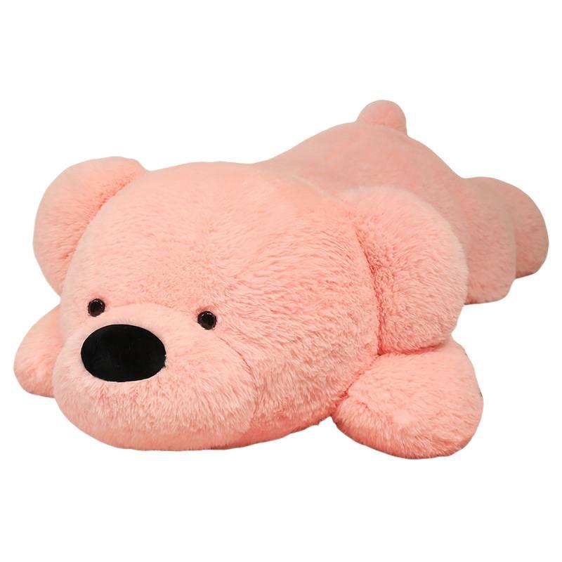 Extra Large Long-Haired Dog Plush Pillow – Bear Hug Sleeping Pillow Gift for Girls