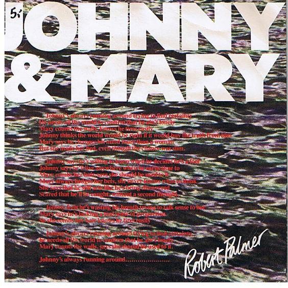 7inch Record ROBERT PALMER - Johnny & Mary WIP6638 ISLAND 1980 UK Rock Used