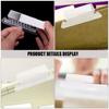 100 Pcs Hanging File Folder Tabs Transparent Label Holder Detachable File Folder Tabs Back To School Stationery Office Supplies
