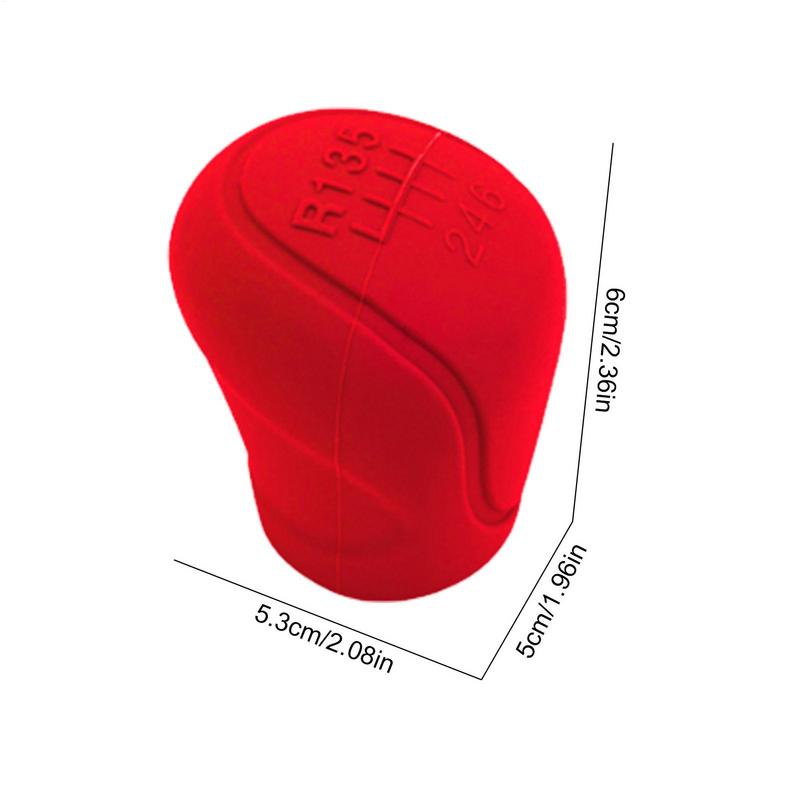 Silicone Gear Shift Cover Manual Gear Shifter Knob Protective Case Gear Shift Knob Head CapAnti-Slip Car Vehicle Lever Shift