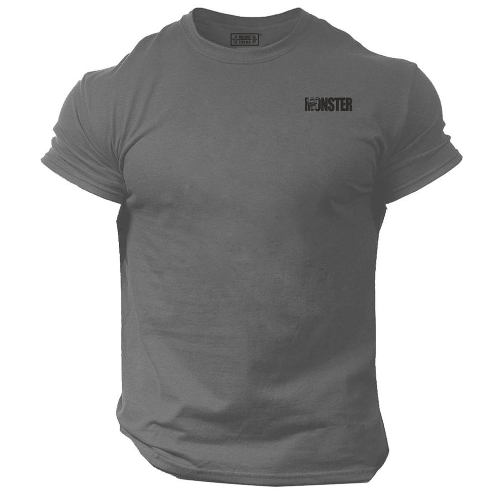 Monster T Shirt Small Gym Clothing Bodybuilding Training Workout Gorilla Mma Top