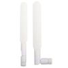 Omnidirektionale 2.4G5G5.8G 8dbi Dualband Wireless WiFi Netzwerkkarte Antenne SMA Stecker (Weiß)