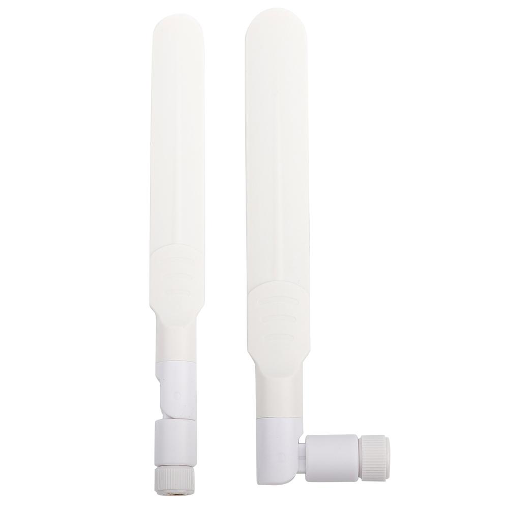 Všesměrová 2.4G5G5.8G 8dbi dvoupásmová bezdrátová síťová karta Wifi Anténa SMA samec (Bílý)