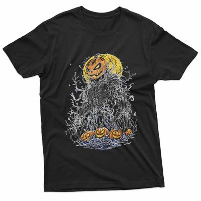 Halloween Kürbis König der Albträume 100% Baumwolle T-Shirt Herren T-Shirts Oberteil