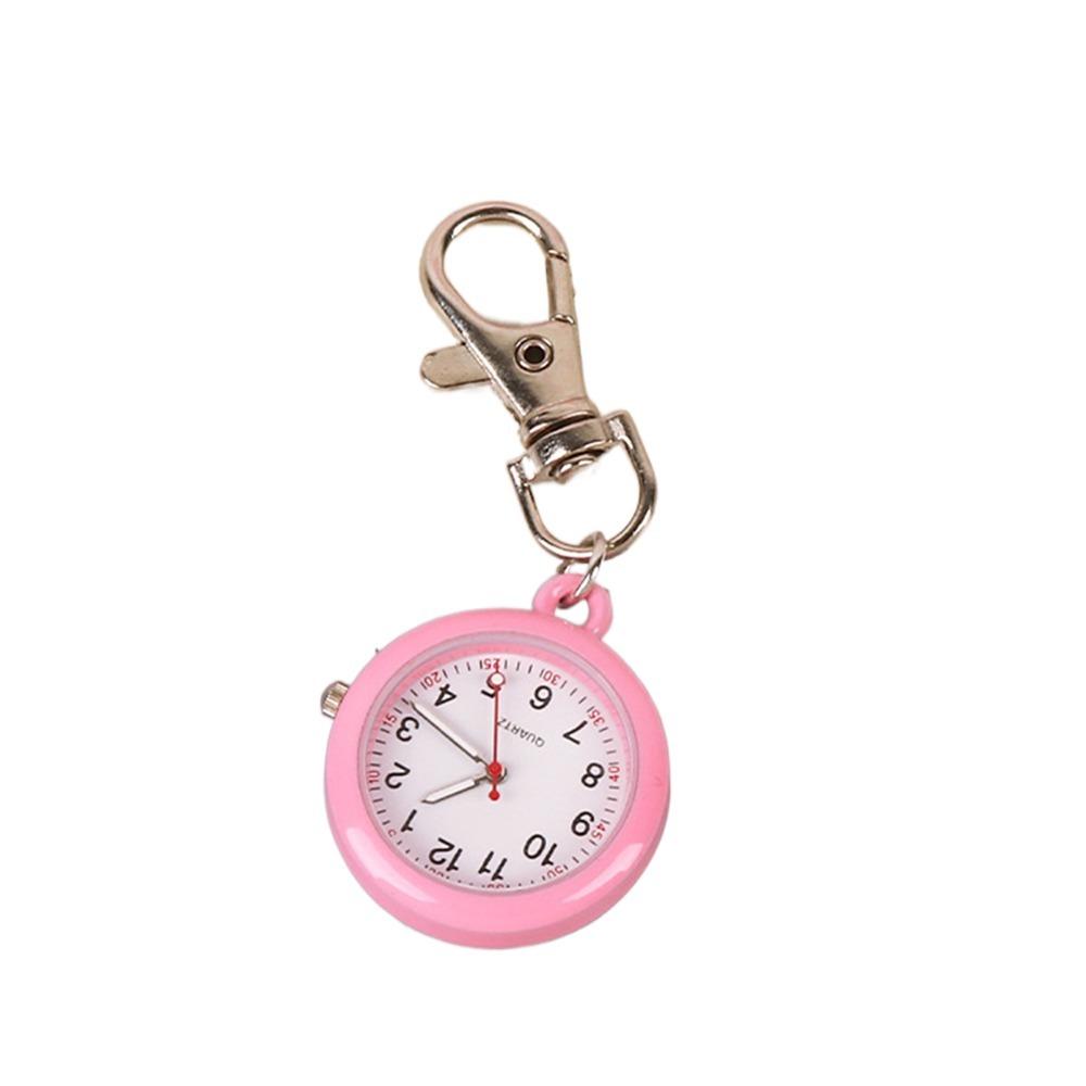 Luminous LED Electronic Hanging Watch Waterproof Keychain Watch Portable Pocket Watch  School