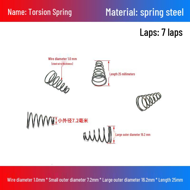 Stainless Steel Pagoda-Shaped Trapezoidal Compression Spring for Battery