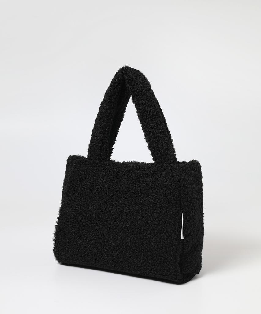 Yellowstone Wool Square Tote Bag - Black