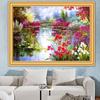 5D DIY Diamond Painting Full Square Landscape Cross Stitch Diamond Mosaic Flowers Picture Of Rhinestone Decor Diamond Embroidery