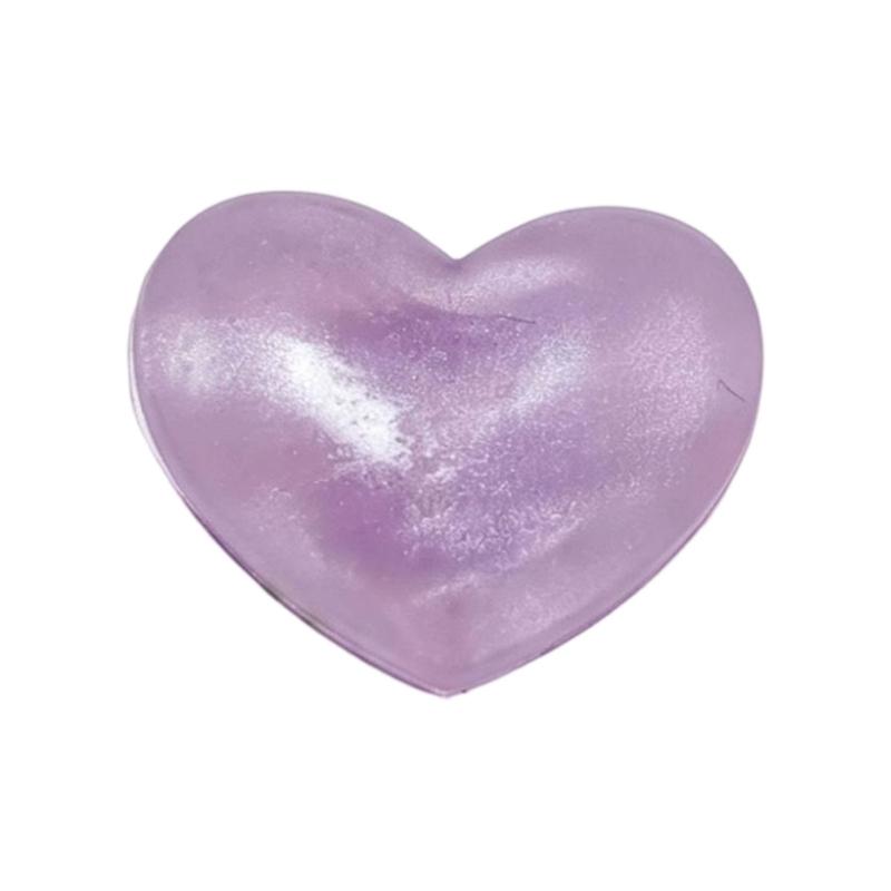 Heart-Shaped Tennis Vibration Dampeners with Flexible Construction for Practice, Casual Play, and String Bed Placement
