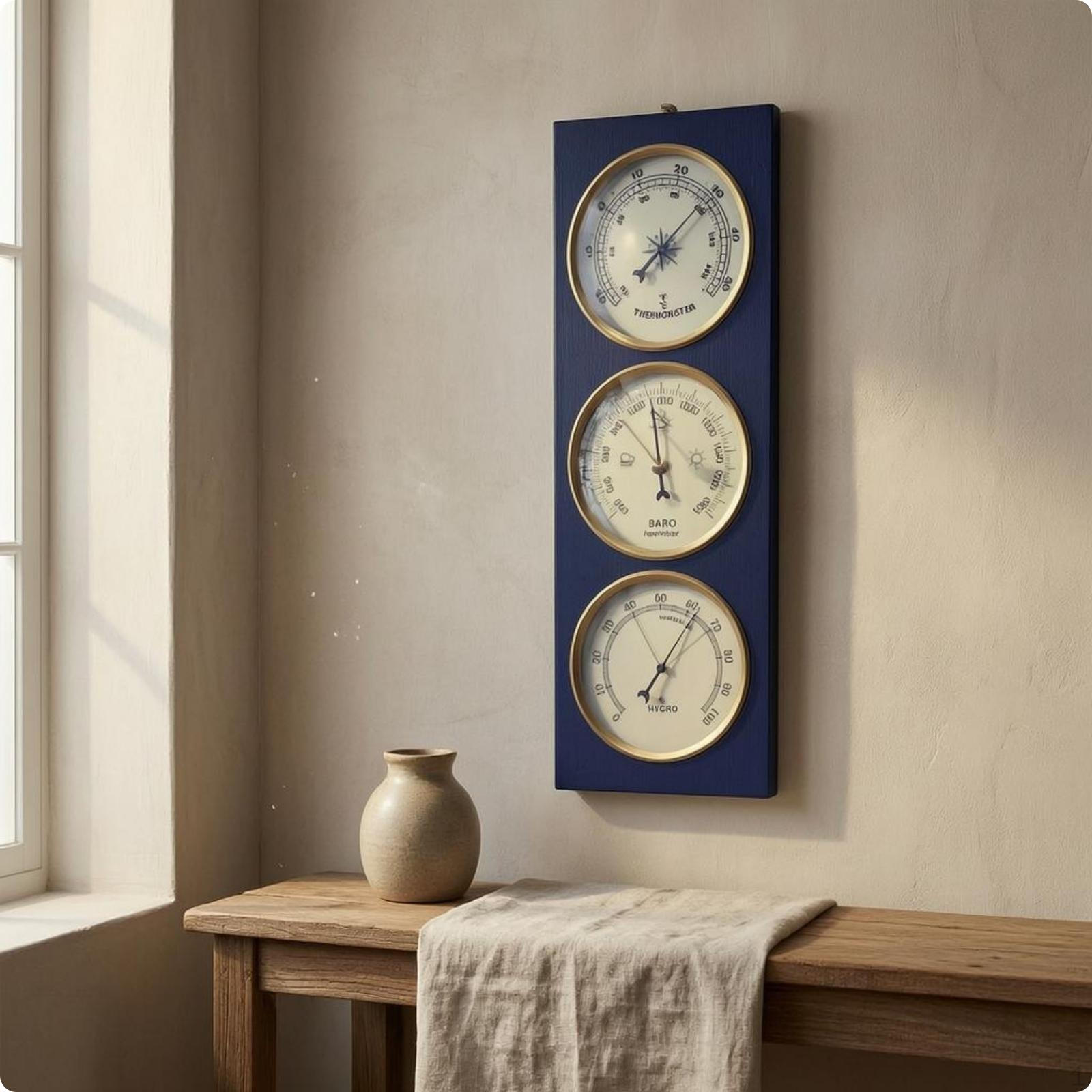 3 In 1 weather Instrument Round