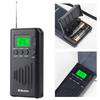Portable Radio Receiver with Headphone Jack Handheld Mini Radio LED Display Speaker Pocket Radio LCD Digital for Walking Camping