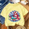 Popular Cartoon Children Tee Stitch Street Fashion For Boys Girls Summer Lightweight Casual Wear 3-14Y