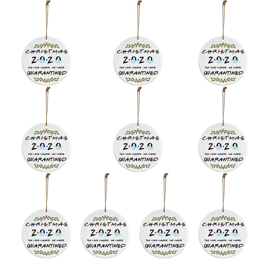 Vánoční ozdoby 2020 Dárek pro přátele Sváteční dekorace Zdobení stromku