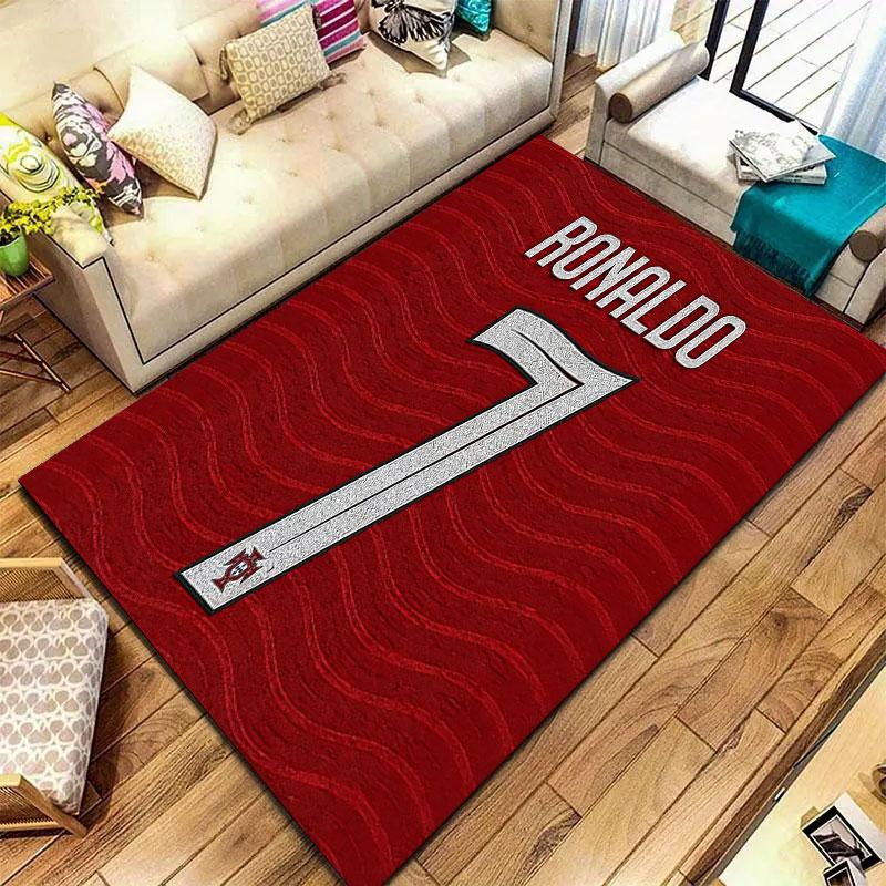CR7 Cristiano Ronaldo Carpet Rug for Living Room Bedroom Home Sofa Decoration,Kids play Non-slip Floor Mat