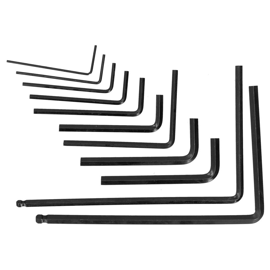 11Pcs Hex Wrench Set Guitar Adjustable Instrument Metal Hardware Key Tools M02668