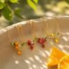Stackable Fruit Necklace Lemons Collarbone Chain Fun Clavicle Chain  Gift