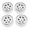 4pcs 1.3 Inches Wheels Rim Aluminum Alloy 6 Holes Wheel Rim Hubs for Traxxas TRX4M 1 18 RC Crawler