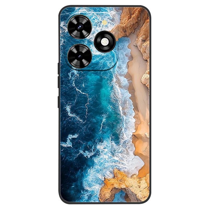 For Infinix Smart 8 Case X6525 Marble Soft Matte Silicone Back Cover For Infinix Smart 8 Pro Smart8 Plus Full Coverage Shell