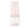 20 Pcs Silver Solder Brazing Rods BCuP 5 15percent  Silver Flat Welding Rods 0.05x0.13x10 Inches for HVAC Refrigeration