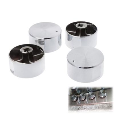 4Pcs Rotary Switches Round Knob Gas Stove Burner Oven Kitchen Parts Handles