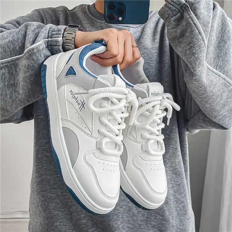 Mode Dicke Sohle Plateau Minimalistische Schuhe Mann Lässig Herren Universalmarke Orange Sneakers Mann Sport Tenid Technologien