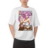One Piece "Jewelry Bonney" Anime White Oversized T-Shirt Streetwear Pop Rock Concert Fan Merch T-Shirt
