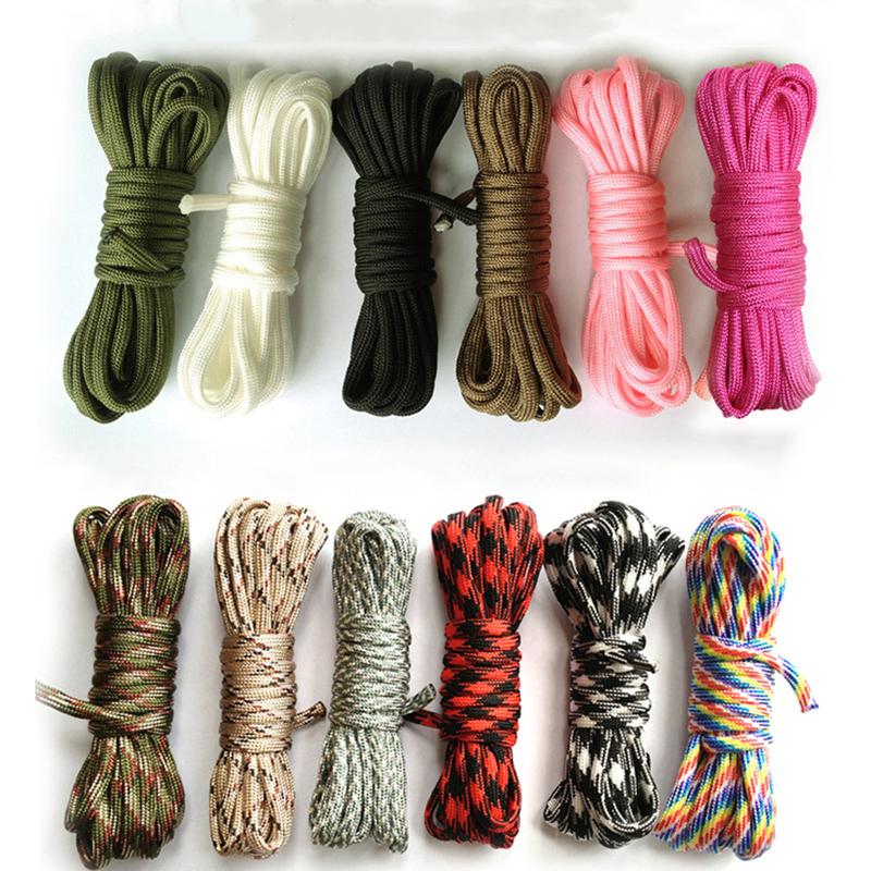 31Meters 550 Paracord 7 Cores Cord Dia.4Mm For Outdoor Camping Survival Lanyard Parachute Rope Hiking Tent Accessories Bracelet