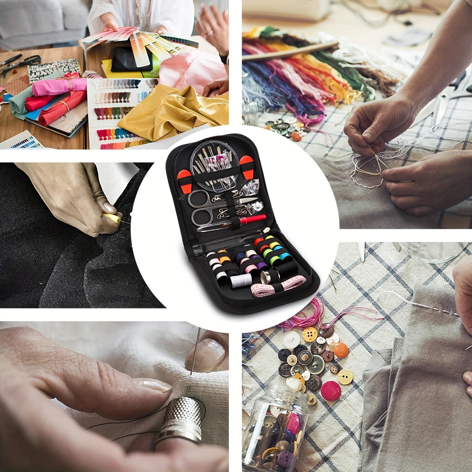 Портативный черный швейный набор для дома — фото 4