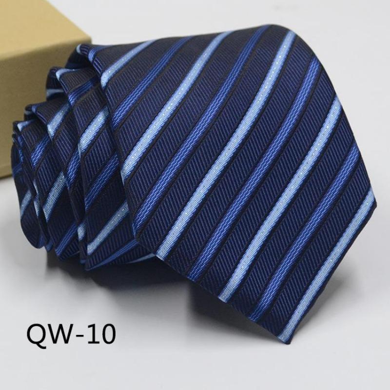 Men'S Dress Business Casual Professional Groom Wedding Best Man Striped Jacquard Fine Gentleman Men'S Premium Tie