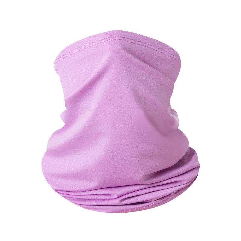 Summer Outdoor Cycling Milk Silk Face Mask: Sun Protection Neck Gaiter, Multifunctional Headscarf, Neck Warmer