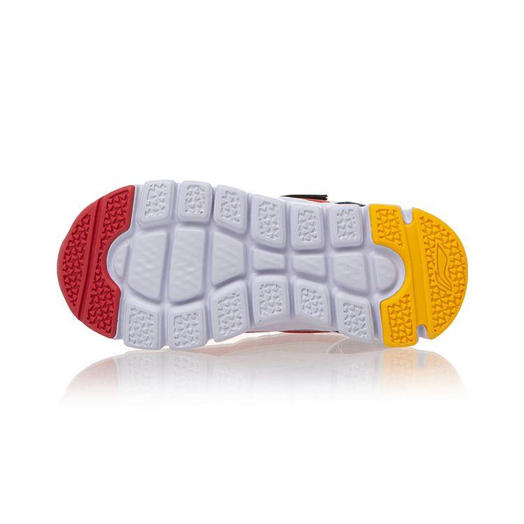Li Ning Kids Aurora Wind V2 Comfortable Non-Slip Wear-Resistant Breathable Low-Top Running Shoes Kids sneaker Gray Red YKNR096-15