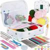 Beginner Crochet Kit For Adults And Kids, Learn To Crochet Kits 58 Piece Crochet Set With Crochet Yarn And Crochet Hook Set